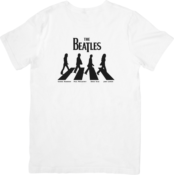 The Beatles 5  Music Unisex Fit for Men & Women Quality Cotton T-Shirt Black