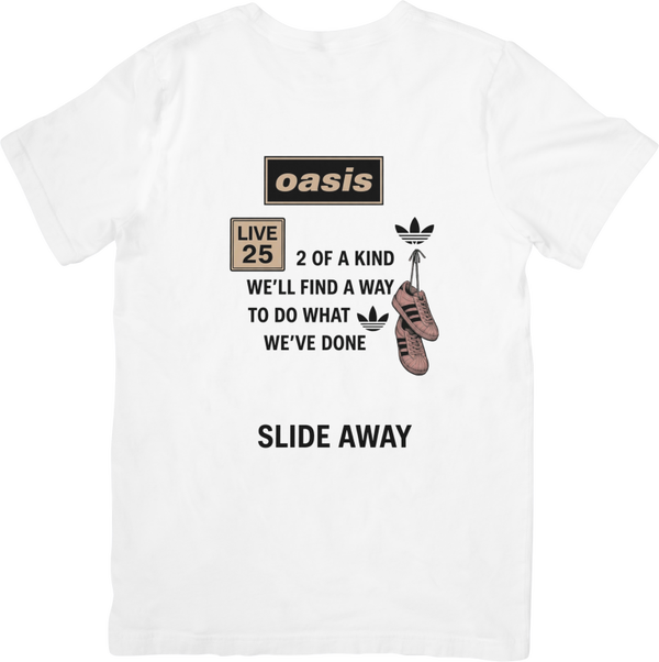 Oasis 5 Music Unisex Fit for Men & Women Quality Cotton T-Shirt Black