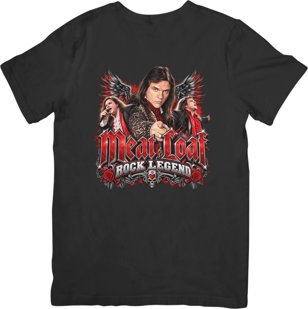 Meat Loaf Rock Legends #510 Music Unisex Fit for Men & Women Quality Cotton T-Shirt