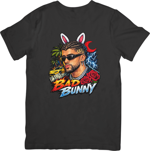 Bad Bunny #516 Music Unisex Fit for Men & Women Quality Cotton T-Shirt
