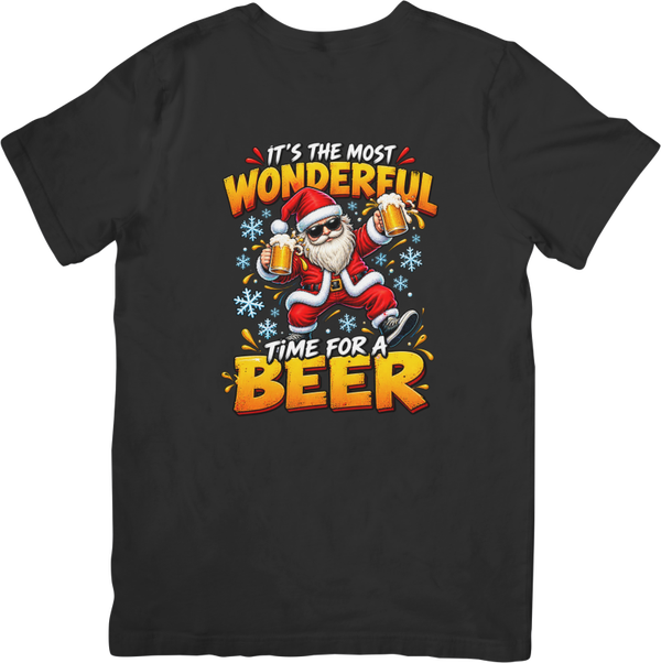 Fun/Humour 551 It's the most wonderful time for a beer Quality Cotton T-Shirt