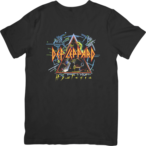 Def Leppard 6 Music Unisex Fit for Men & Women Quality Cotton T-Shirt Black