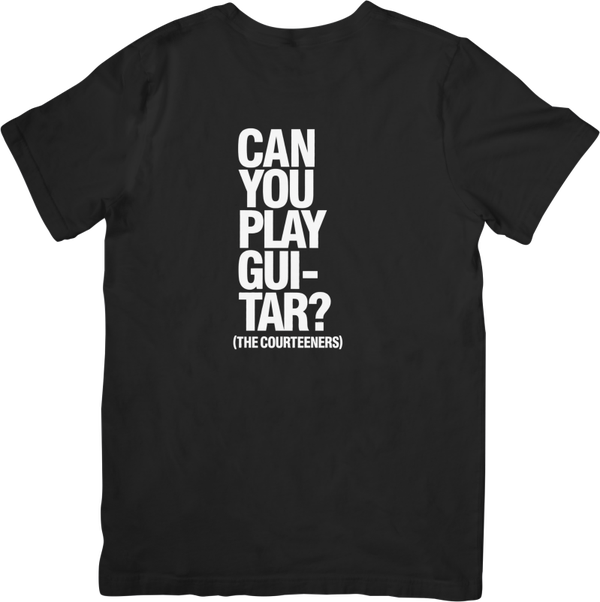 Corteeners 6 Music Unisex Fit for Men & Women Quality Cotton T-Shirt Black