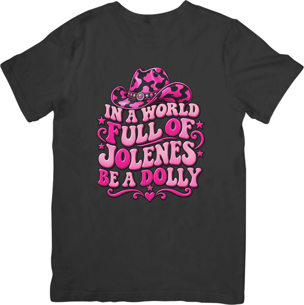Dolly Parton 6 Music Unisex Fit for Men & Women Quality Cotton T-Shirt Black