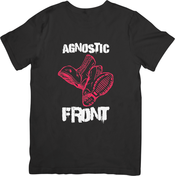 Agnostic Front 6 Music Unisex Fit for Men & Women Quality Cotton T-Shirt Black