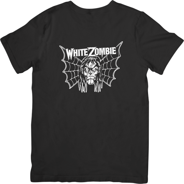 White Zombie 6 Music Unisex Fit for Men & Women Quality Cotton T-Shirt Black
