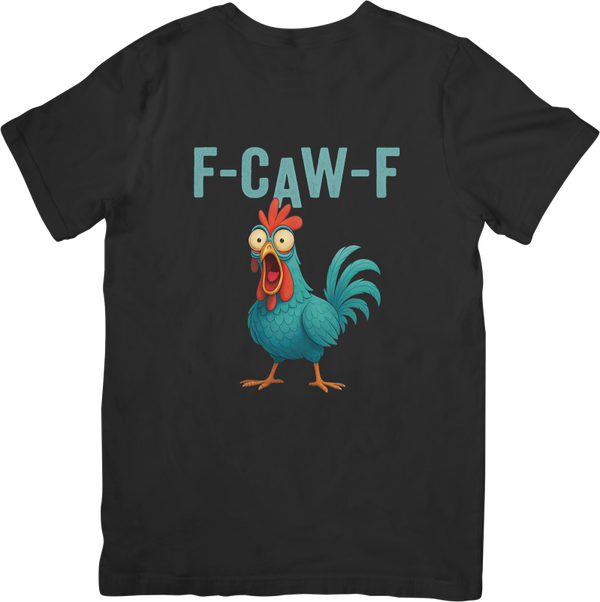 Chickens 6 Unisex Fit for Men & Women Quality Cotton T-Shirt Black