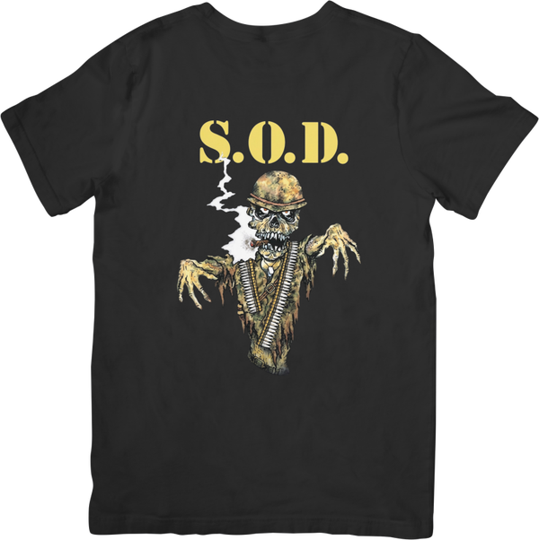 Stormtroopers of Death 6 Music Unisex Fit for Men & Women Quality Cotton T-Shirt Black