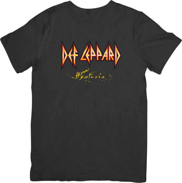 Def Leppard 6#1 Music Unisex Fit for Men & Women Quality Cotton T-Shirt Black