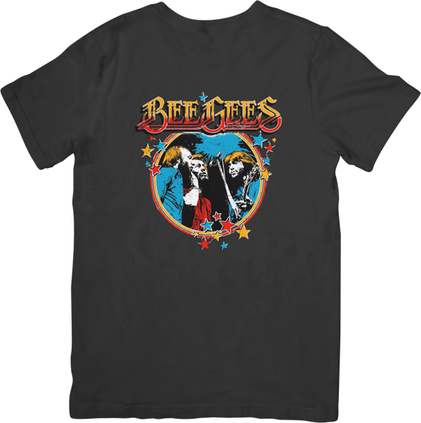 Bee Gees 6 Music Unisex Fit for Men & Women Quality Cotton T-Shirt Black