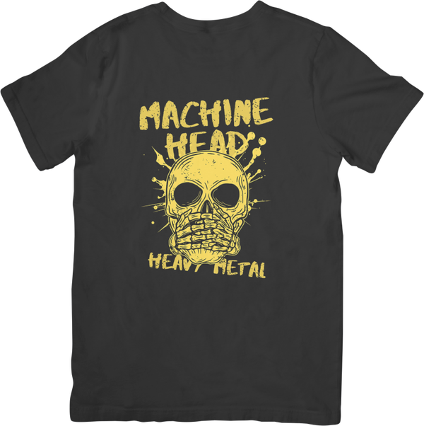 Machine Head 6 Music Unisex Fit for Men & Women Quality Cotton T-Shirt Black
