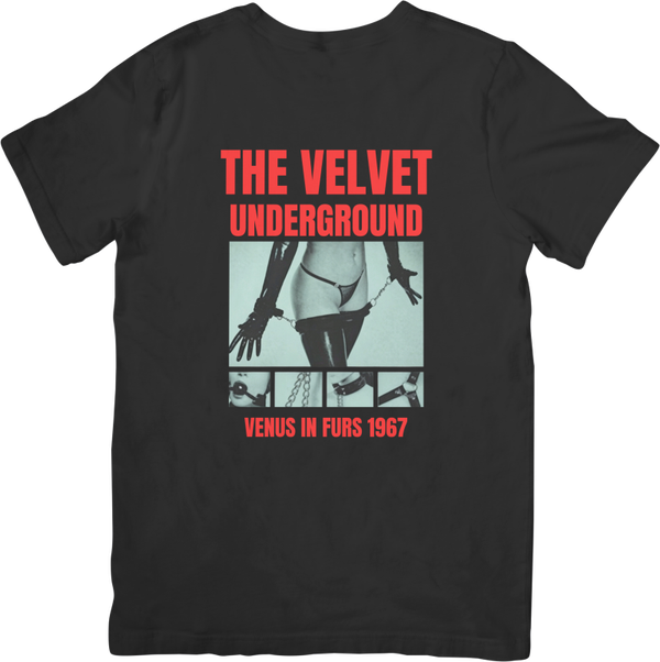 The Velvet Underground 6 Music Unisex Fit for Men & Women Quality Cotton T-Shirt Black