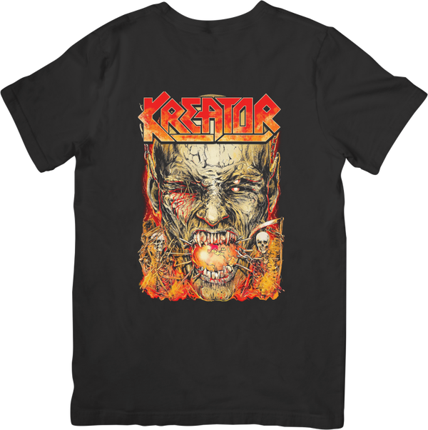 Kreator 6 Music Unisex Fit for Men & Women Quality Cotton T-Shirt Black