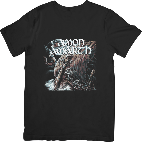 Amon Amarth 6 Music Unisex Fit for Men & Women Quality Cotton T-Shirt Black
