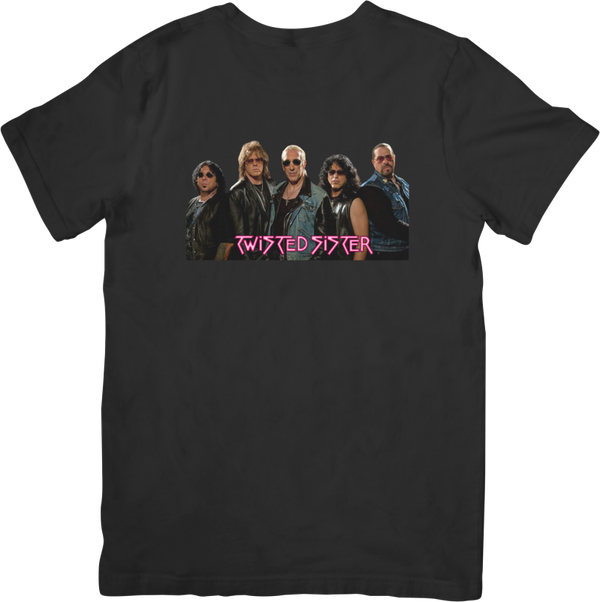 Twisted Sister 6 Music Unisex Fit for Men & Women Quality Cotton T-Shirt Black