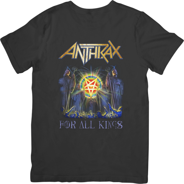 Anthrax 6 Music Unisex Fit for Men & Women Quality Cotton T-Shirt Black