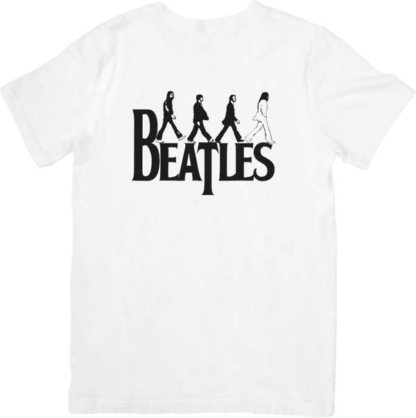 The Beatles 6  Music Unisex Fit for Men & Women Quality Cotton T-Shirt Black