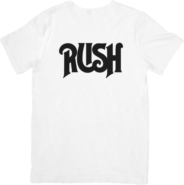 Rush 6 Music Unisex Fit for Men & Women Quality Cotton T-Shirt Black