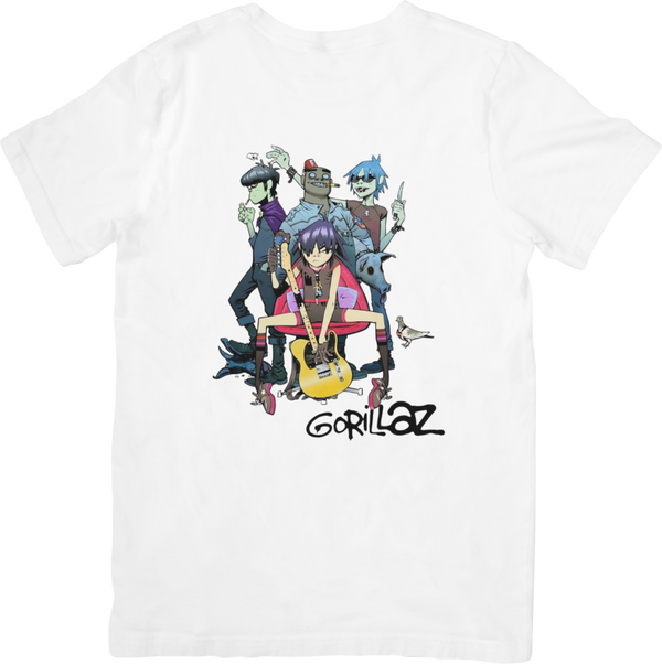 Gorillaz 6  Music Unisex Fit for Men & Women Quality Cotton T-Shirt Black