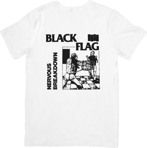Black Flag 6 Music Unisex Fit for Men & Women Quality Cotton T-Shirt Black