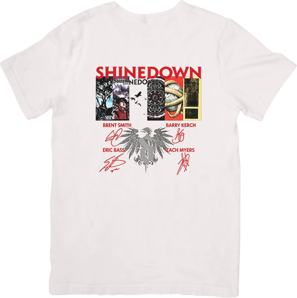 Shinedown 6 Music Unisex Fit for Men & Women Quality Cotton T-Shirt Black