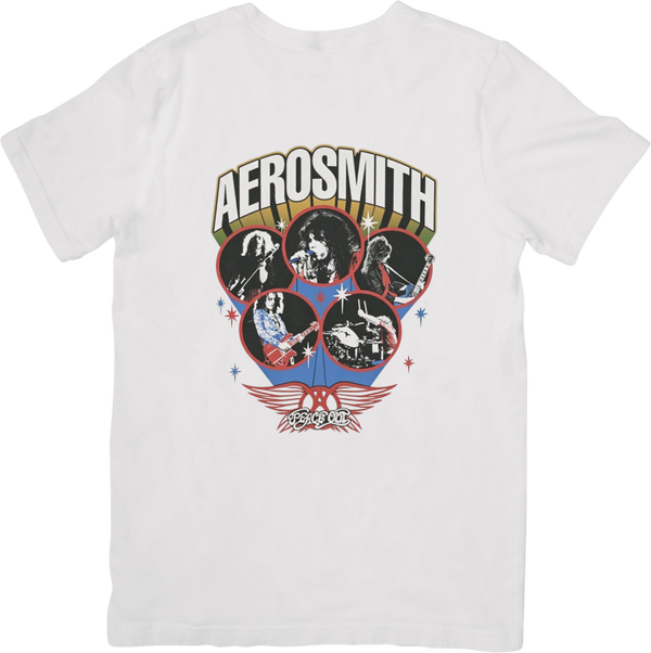 Aerosmith 6 Music Unisex Fit for Men & Women Quality Cotton T-Shirt Black