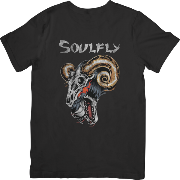 Soulfly 7 Music Unisex Fit for Men & Women Quality Cotton T-Shirt Black