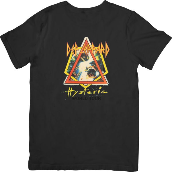 Def Leppard 7 Music Unisex Fit for Men & Women Quality Cotton T-Shirt Black