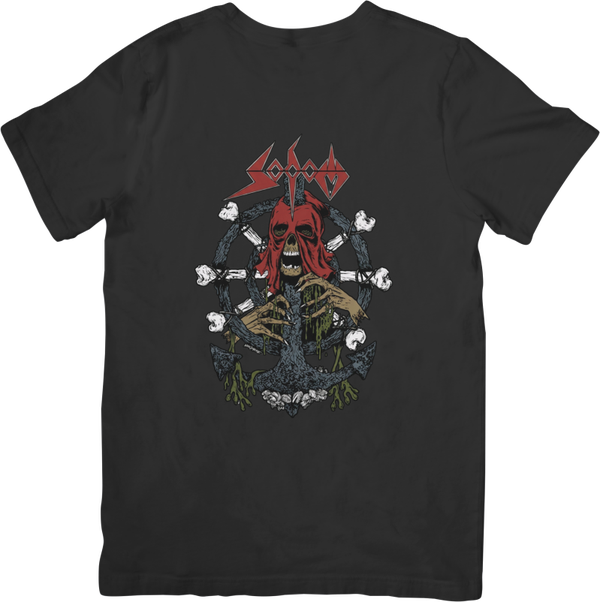 Sodom 7 Music Unisex Fit for Men & Women Quality Cotton T-Shirt Black
