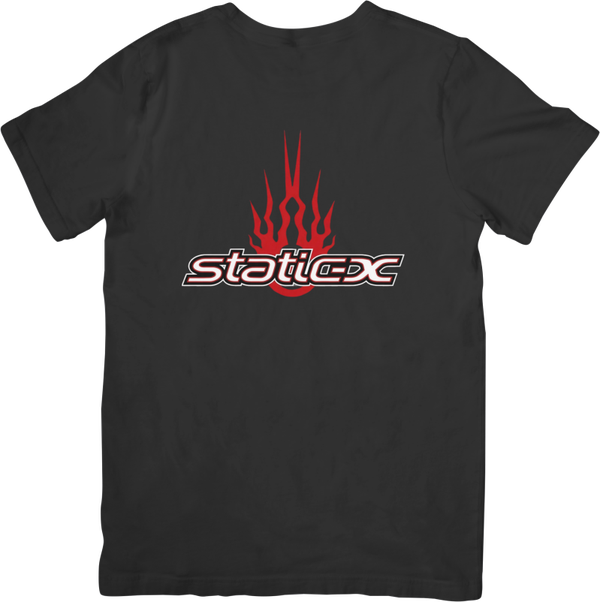 Static x 7 Music Unisex Fit for Men & Women Quality Cotton T-Shirt Black