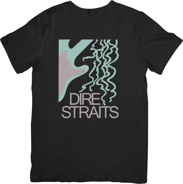 Dire Straits 7 Music Unisex Fit for Men & Women Quality Cotton T-Shirt Black