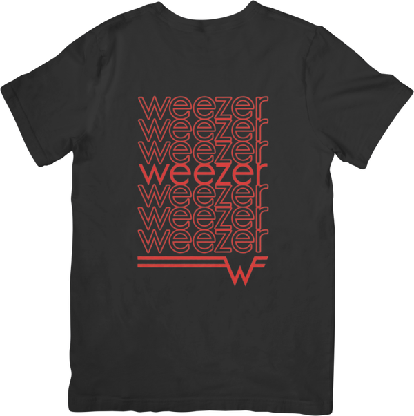 Weezer 7 Music Unisex Fit for Men & Women Quality Cotton T-Shirt Black