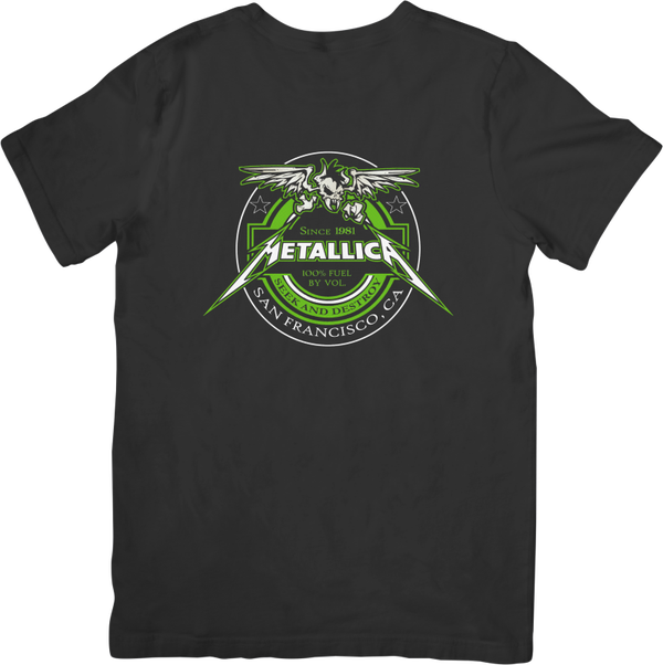 Metallica 7 Music Unisex Fit for Men & Women Quality Cotton T-Shirt Black