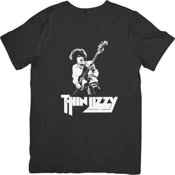 Thin Lizzy 7 Music Unisex Fit for Men & Women Quality Cotton T-Shirt Black
