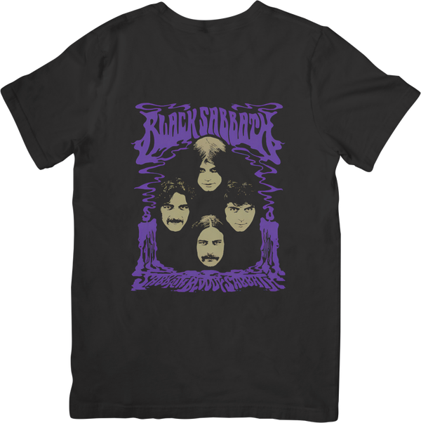 Black Sabbath 7 Music Unisex Fit for Men & Women Quality Cotton T-Shirt Black