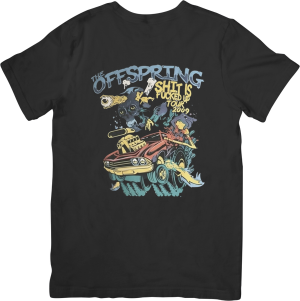 The Offspring 7 Music Unisex Fit for Men & Women Quality Cotton T-Shirt Black