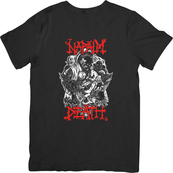 Napalm Death 7 Music Unisex Fit for Men & Women Quality Cotton T-Shirt Black