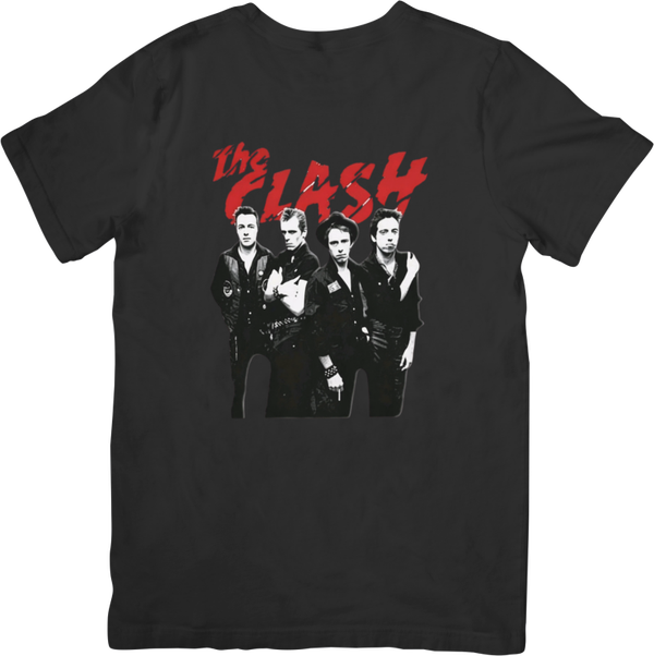 The Clash 7 Music Unisex Fit for Men & Women Quality Cotton T-Shirt Black