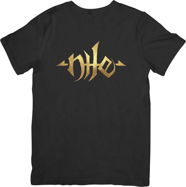 Nile 7 Music Unisex Fit for Men & Women Quality Cotton T-Shirt Black