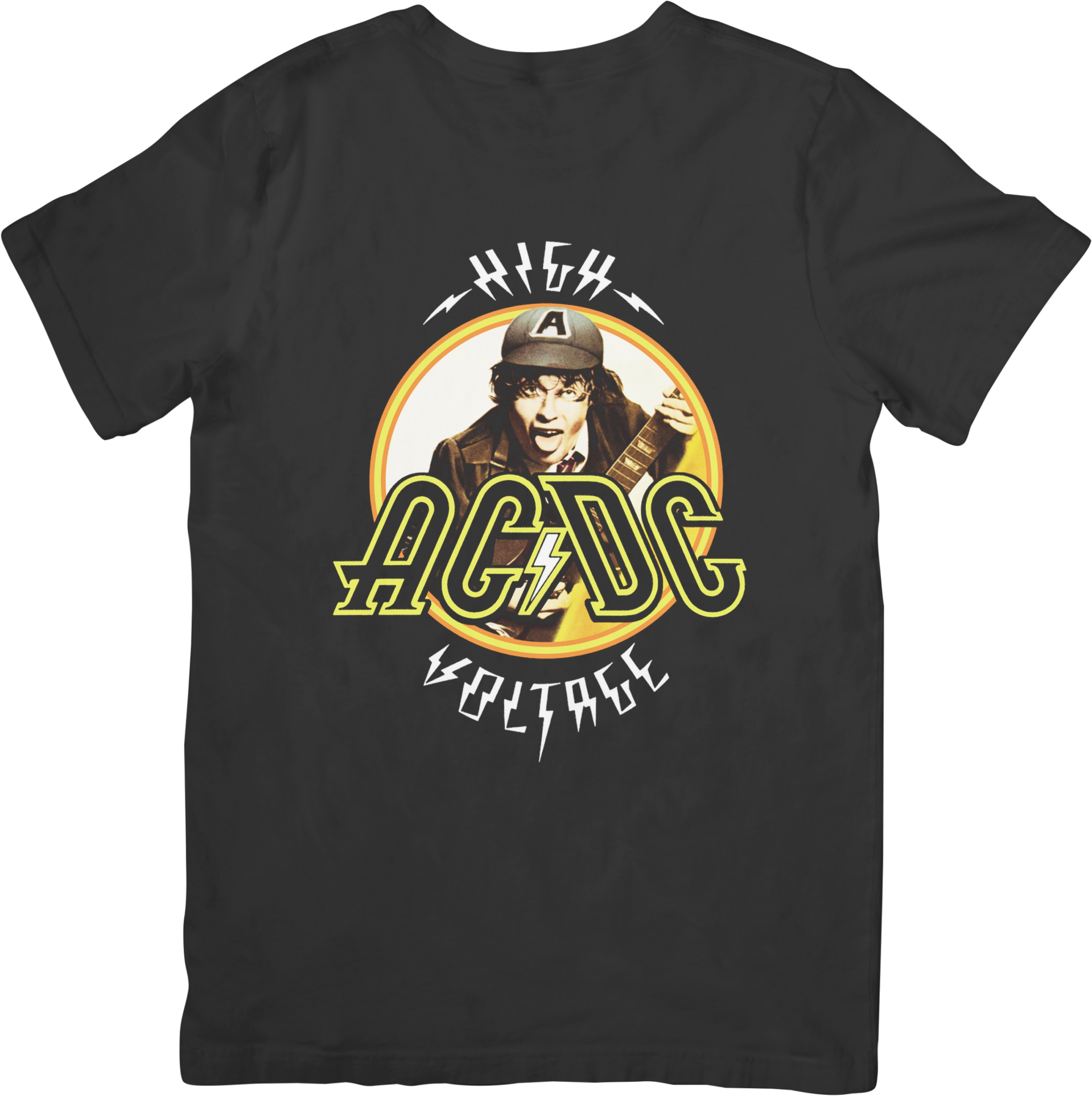 AC/DC 7 Music Unisex Fit for Men & Women Quality Cotton T-Shirt Black