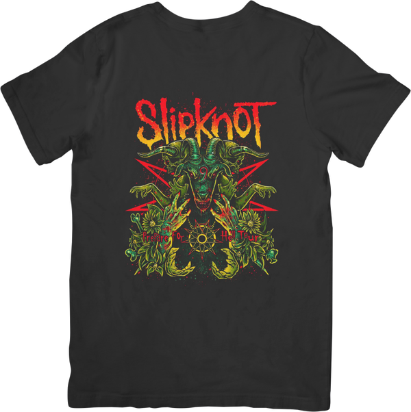 Slipknot 7 Music Unisex Fit for Men & Women Quality Cotton T-Shirt Black