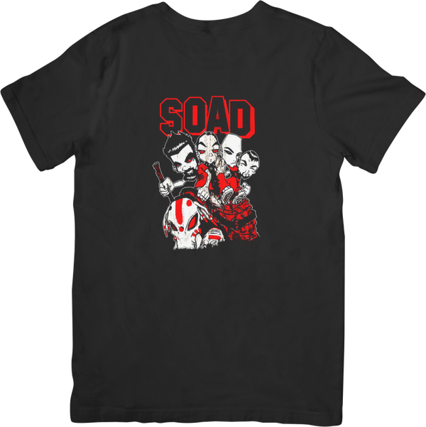 System of a down 7  Music Unisex Fit for Men & Women Quality Cotton T-Shirt Black