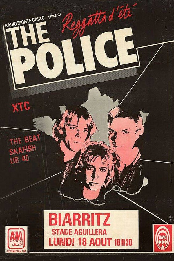 The Police 7 Music Print  Concert Wall Art Memorabilia gift A5,A4,A3