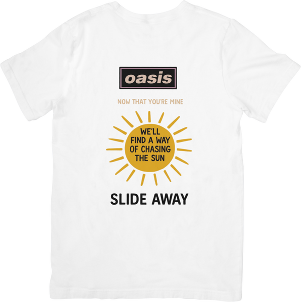 Oasis 7 Music Unisex Fit for Men & Women Quality Cotton T-Shirt Black