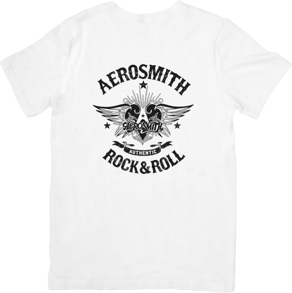 Aerosmith 7 Music Unisex Fit for Men & Women Quality Cotton T-Shirt Black