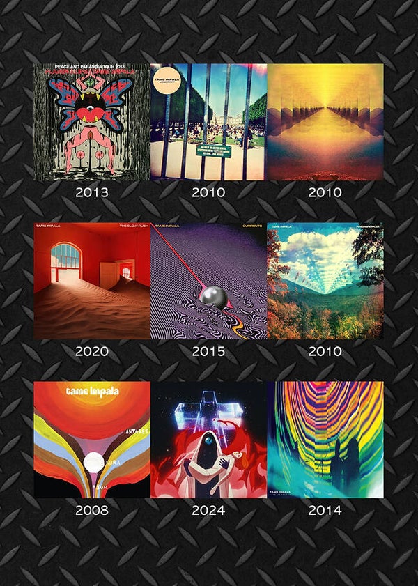 Tame Impala 2  Music Print  Concert Wall Art Memorabilia gift A5,A4,A3