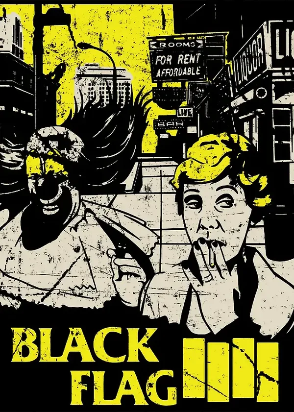 Black Flag 2 Music Poster Wall Art Memorabilia gift A5,A4,A3.