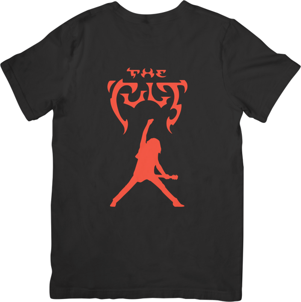 The Cult 7 Music Unisex Fit for Men & Women Quality Cotton T-Shirt Black