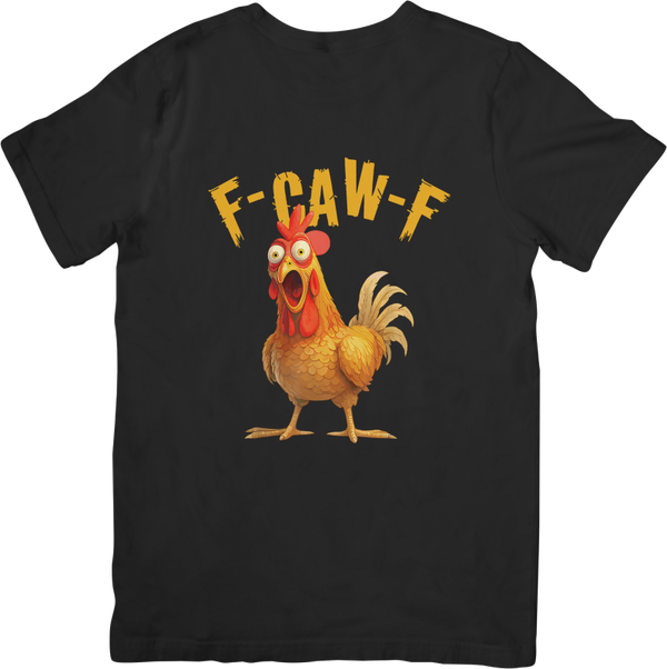 Chickens 8 Unisex Fit for Men & Women Quality Cotton T-Shirt Black