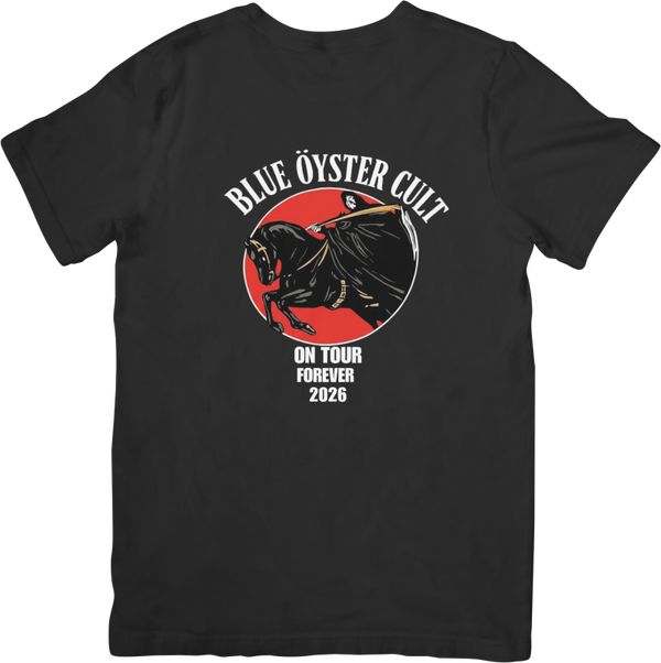 Blue Oyster Cult 8 Music Unisex Fit for Men & Women Quality Cotton T-Shirt Black